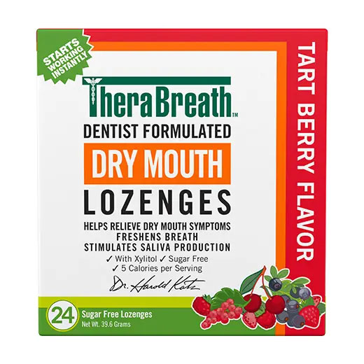 Image of Dry Mouth Lozenges - Tart Berry product